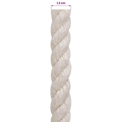 Corda di Juta 12 Bianco 100% juta Tossa | homemem39