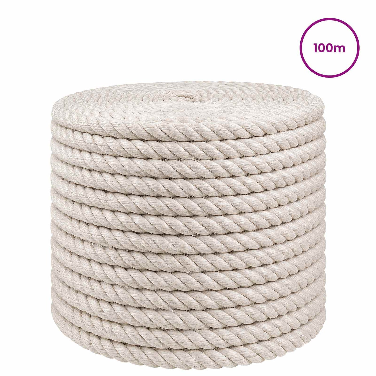 Corda di Juta 12 Bianco 100% juta Tossa | homemem39