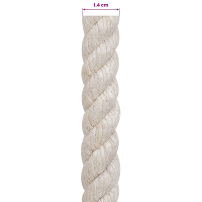 Corda di Juta 14 Bianco 100% juta Tossa | homemem39