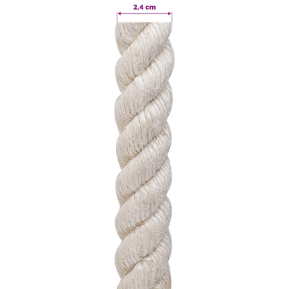 Corda di Juta 24 Bianco 100% juta Tossa | homemem39