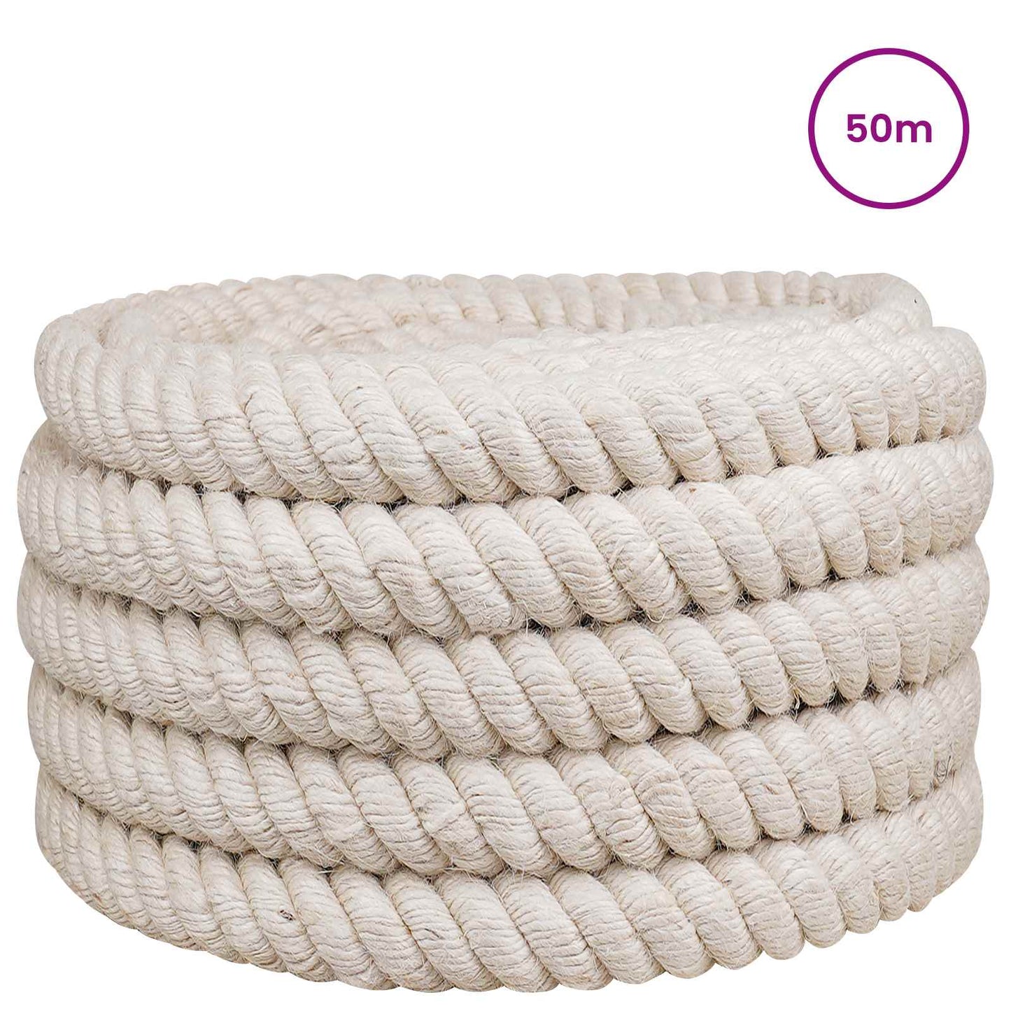 Corda di Juta 30 Bianco 100% juta Tossa