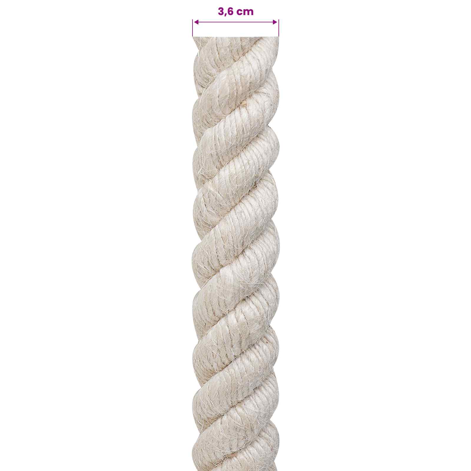 Corda di Juta 36 Bianco 100% juta Tossa | homemem39