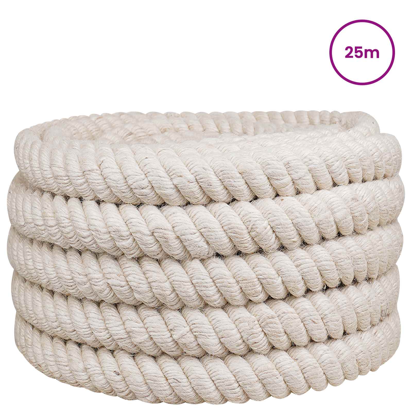 Corda di Juta 36 Bianco 100% juta Tossa | homemem39