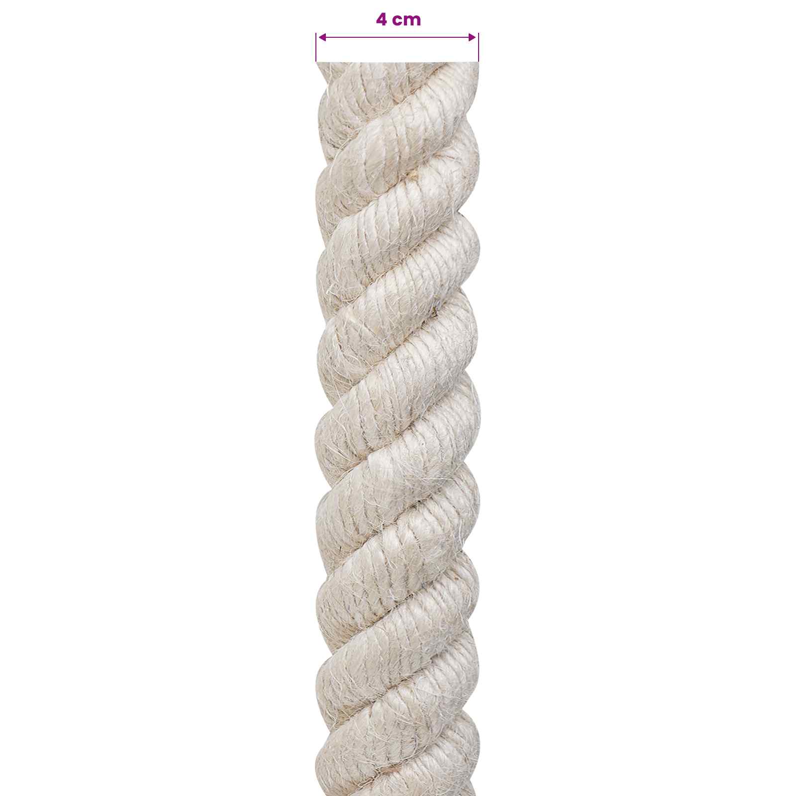 Corda di Juta 40 Bianco 100% juta Tossa | homemem39