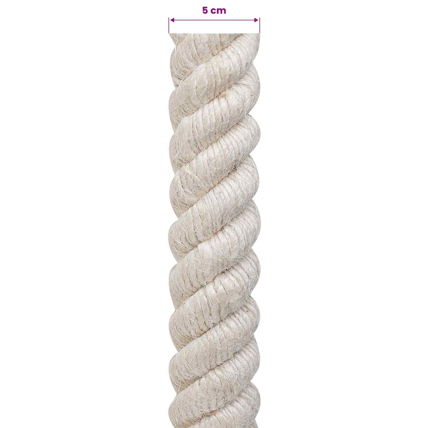 Corda di Juta 50 Bianco 100% juta Tossa | homemem39