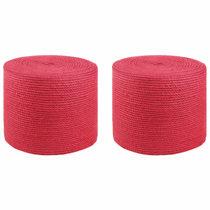 Corda di Juta 2 pcs Rosso 100% juta Tossa | homemem39