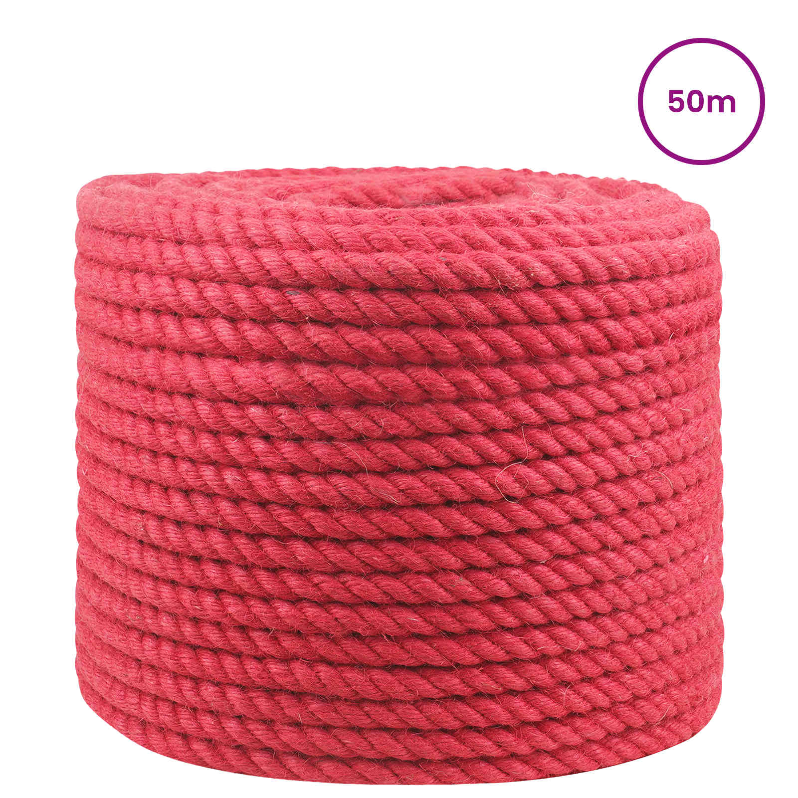 Corda di Juta Rosso 100% juta Tossa | homemem39
