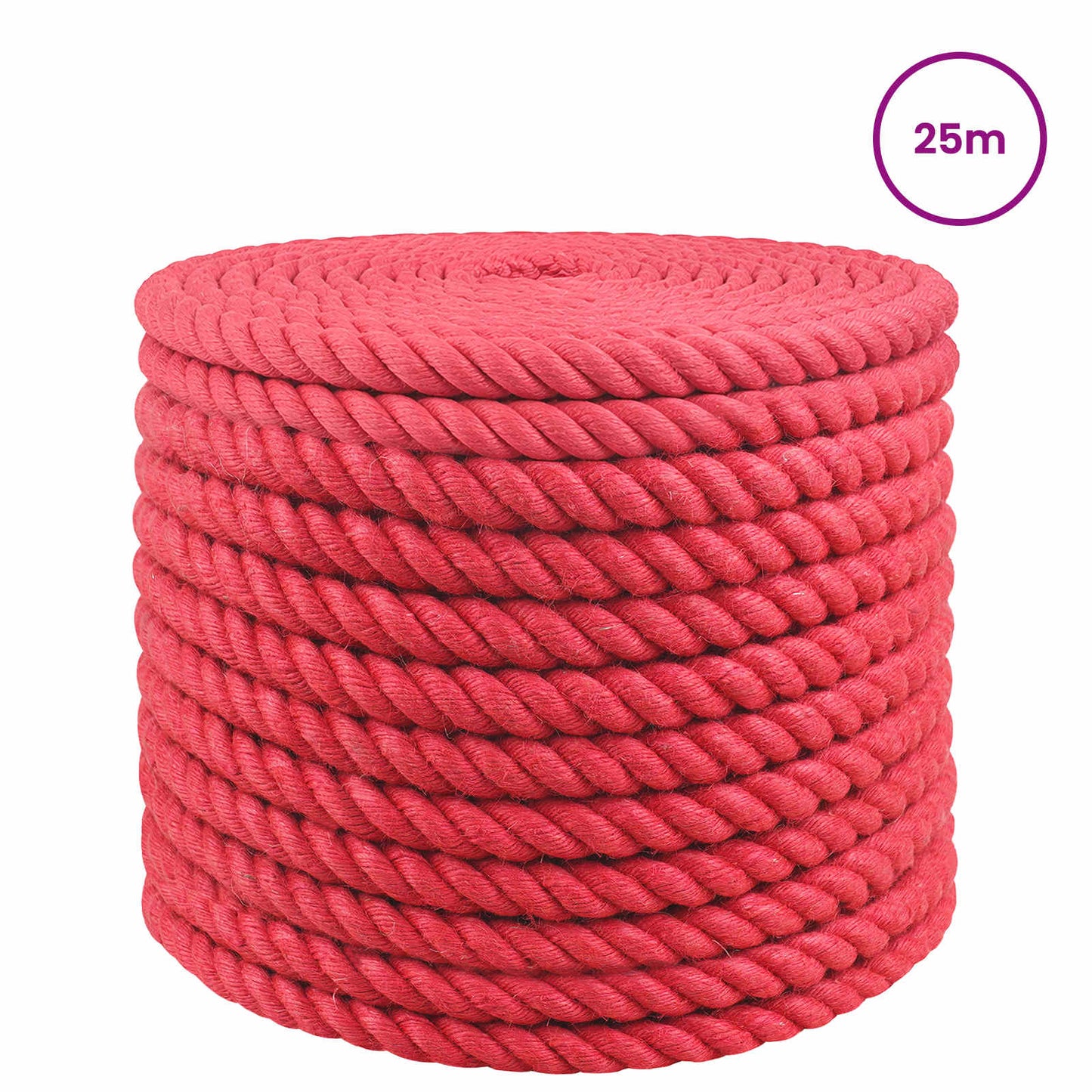 Corda di Juta Rosso 100% juta Tossa | homemem39