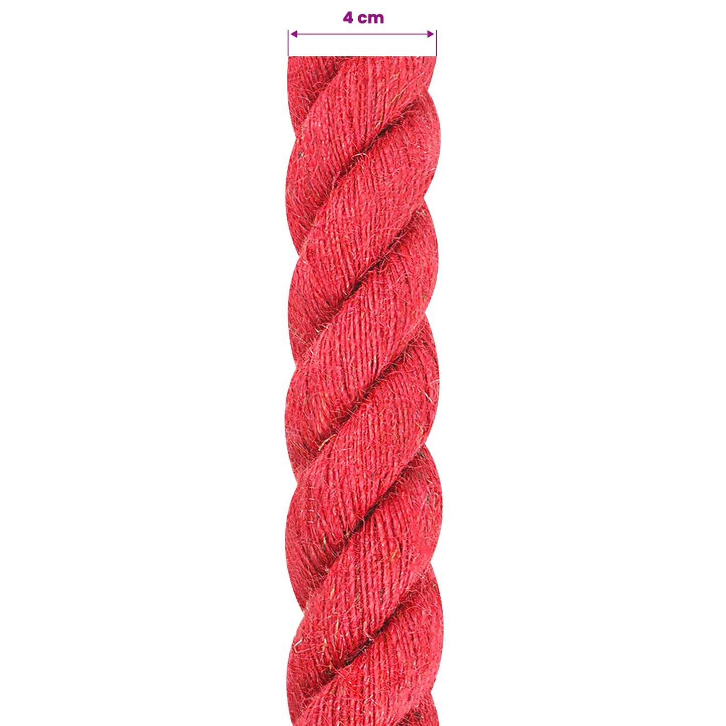 Corda di Juta Rosso 100% juta Tossa | homemem39