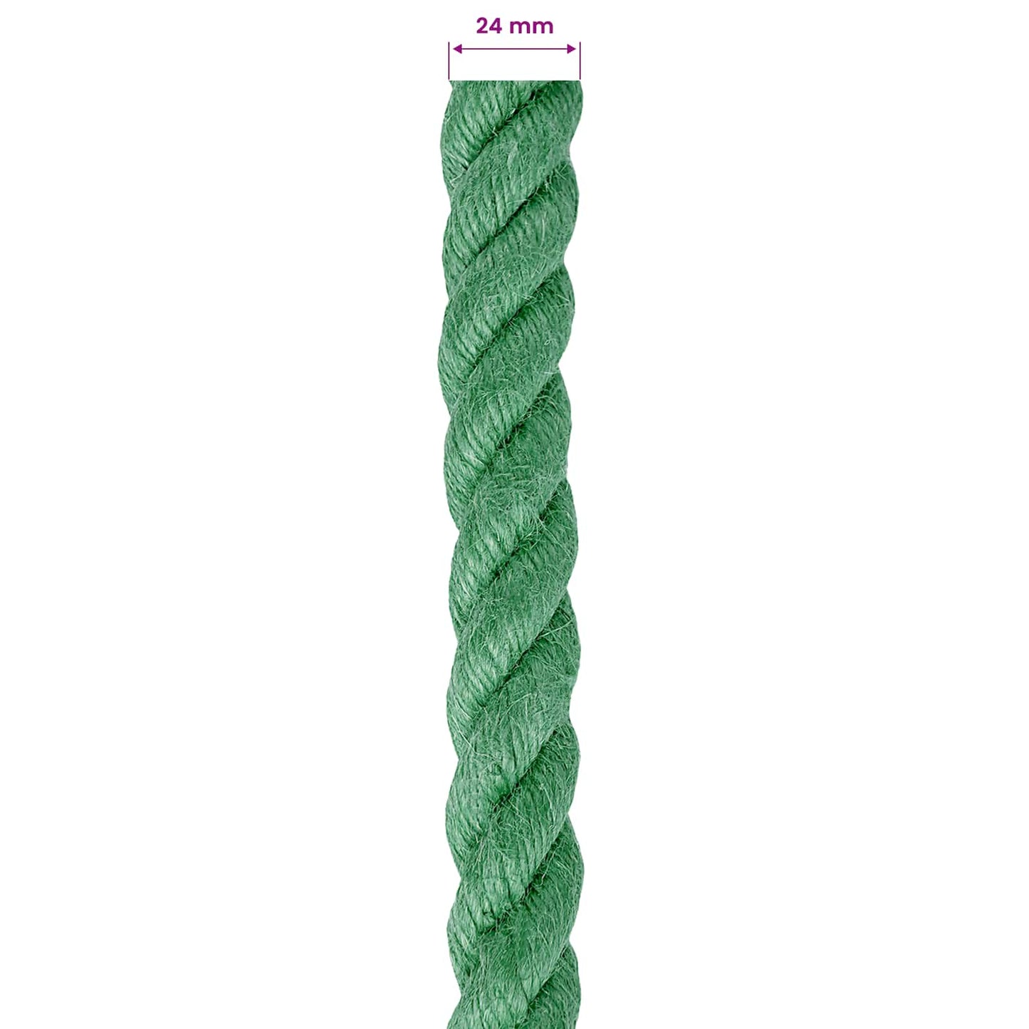 Corda di Juta Verde 100% juta Tossa | homemem39