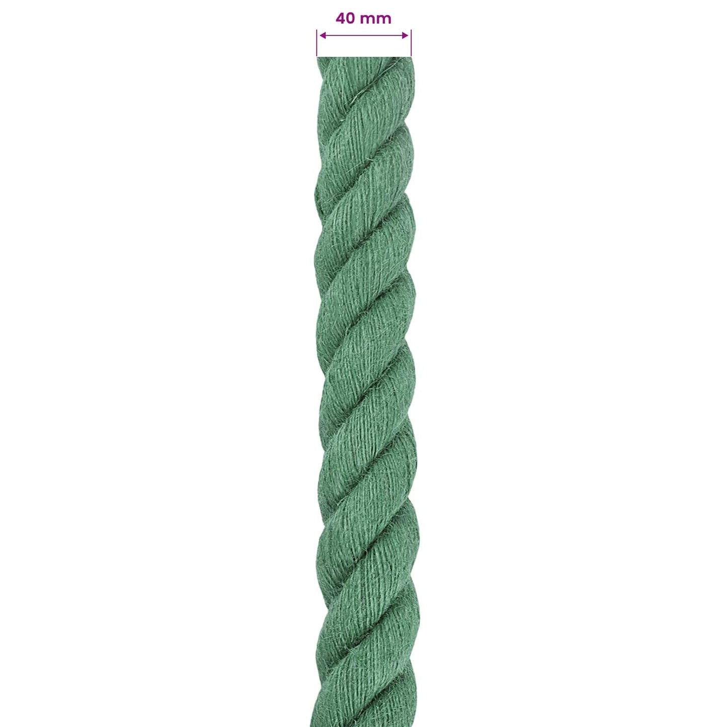 Corda di Juta Verde 100% juta Tossa | homemem39