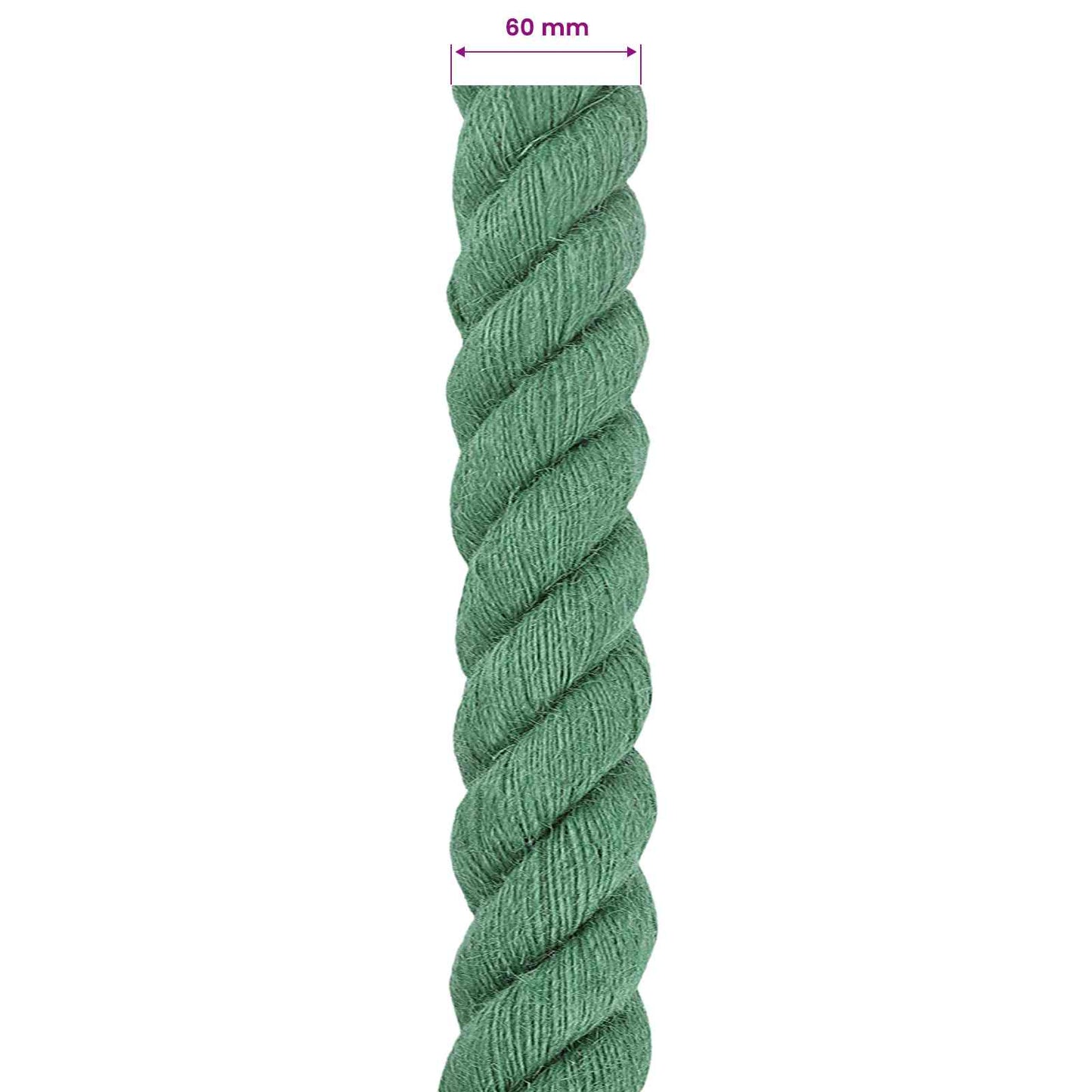Corda di Juta Verde 100% juta Tossa | homemem39