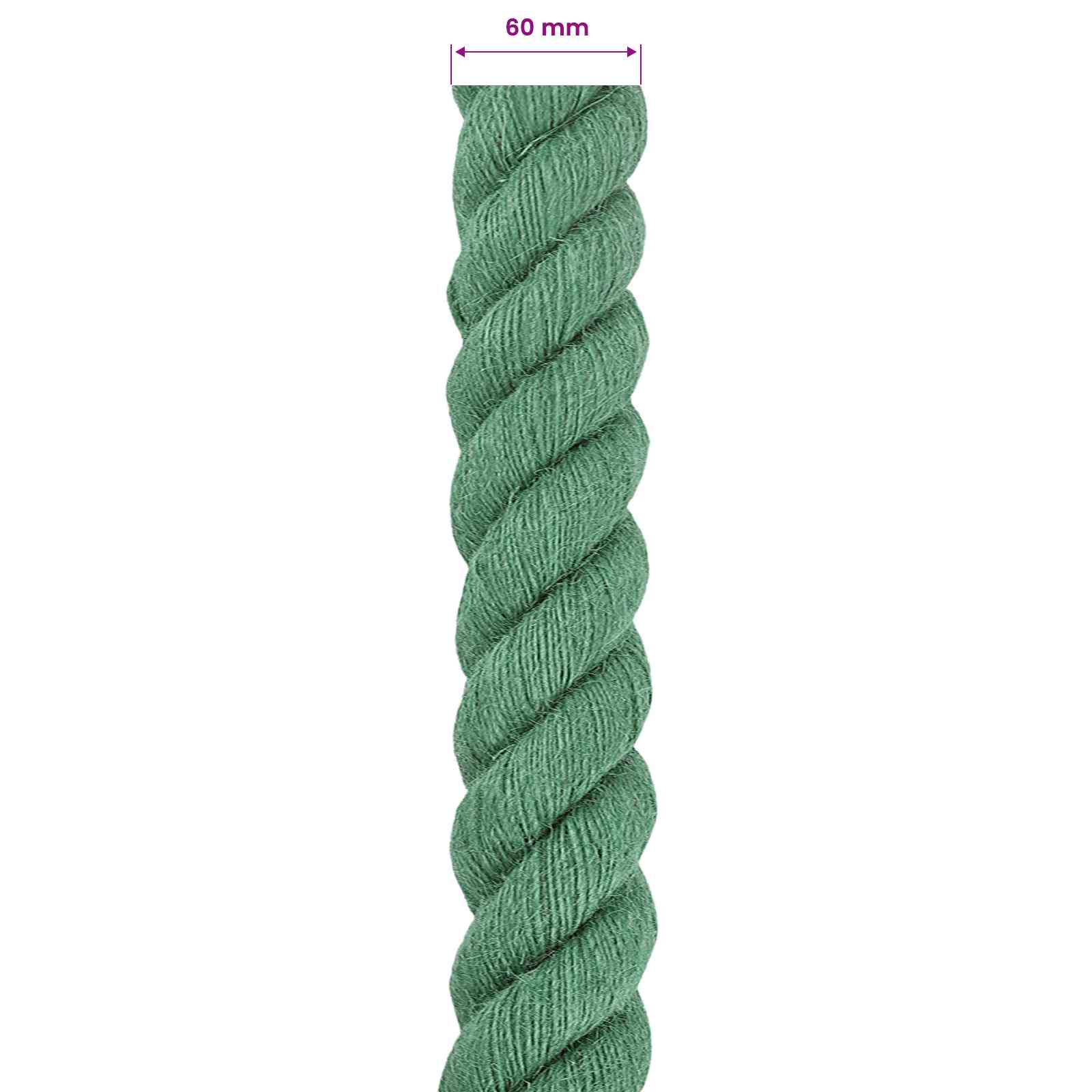 Corda di Juta Verde 100% juta Tossa | homemem39