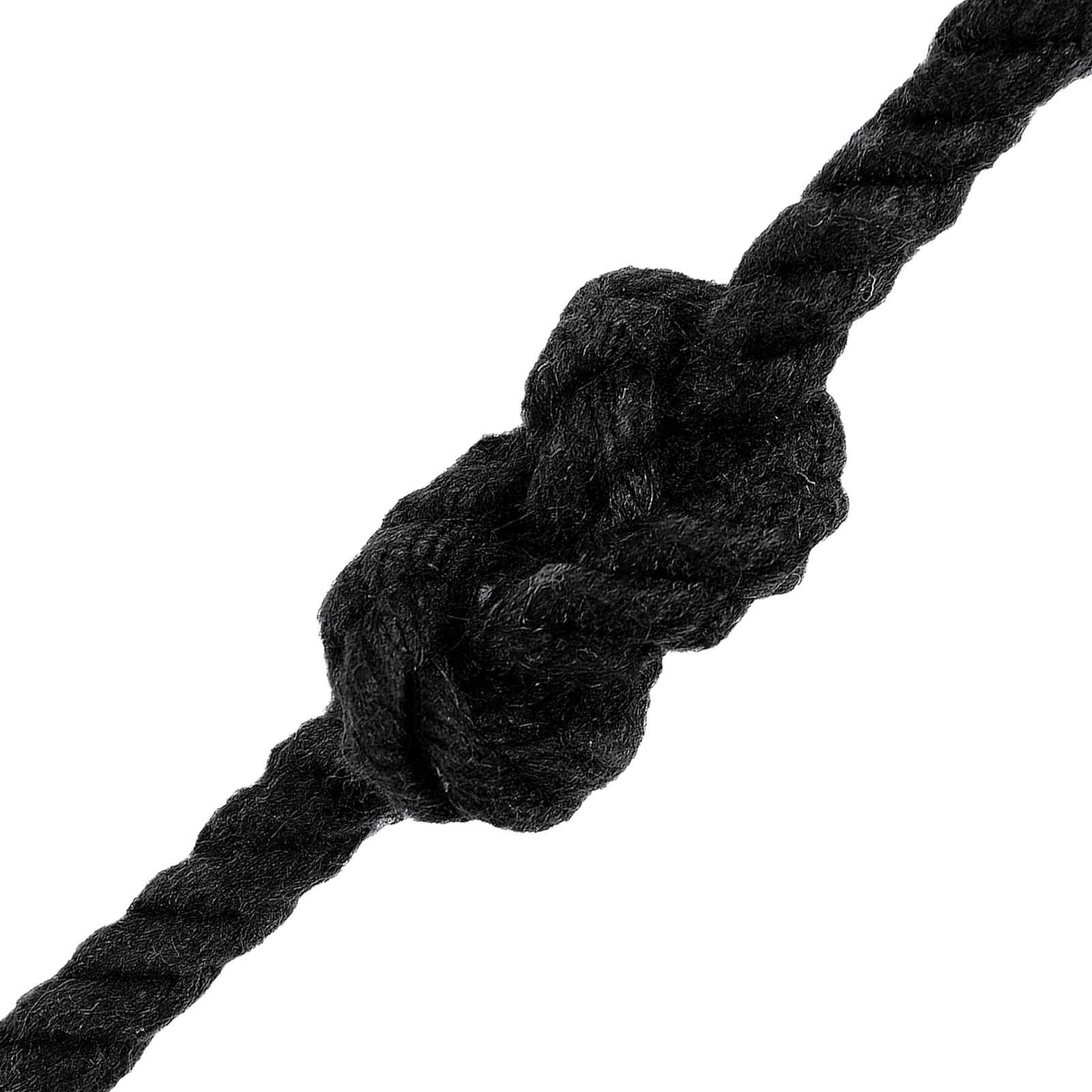 Corda Nero 0,4 x 0,4 x 25000 cm Cotone | homemem39