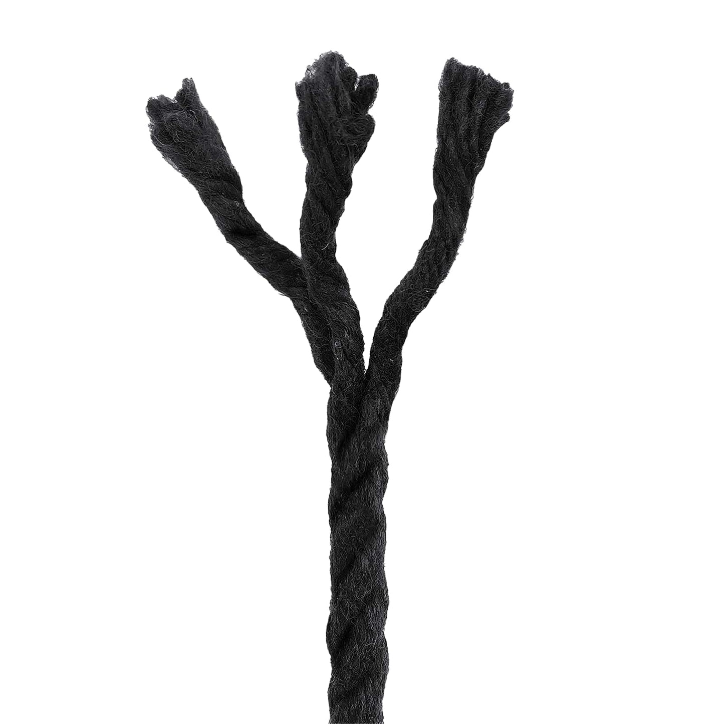 Corda Nero 0,6 x 0,6 x 2500 cm Cotone | homemem39