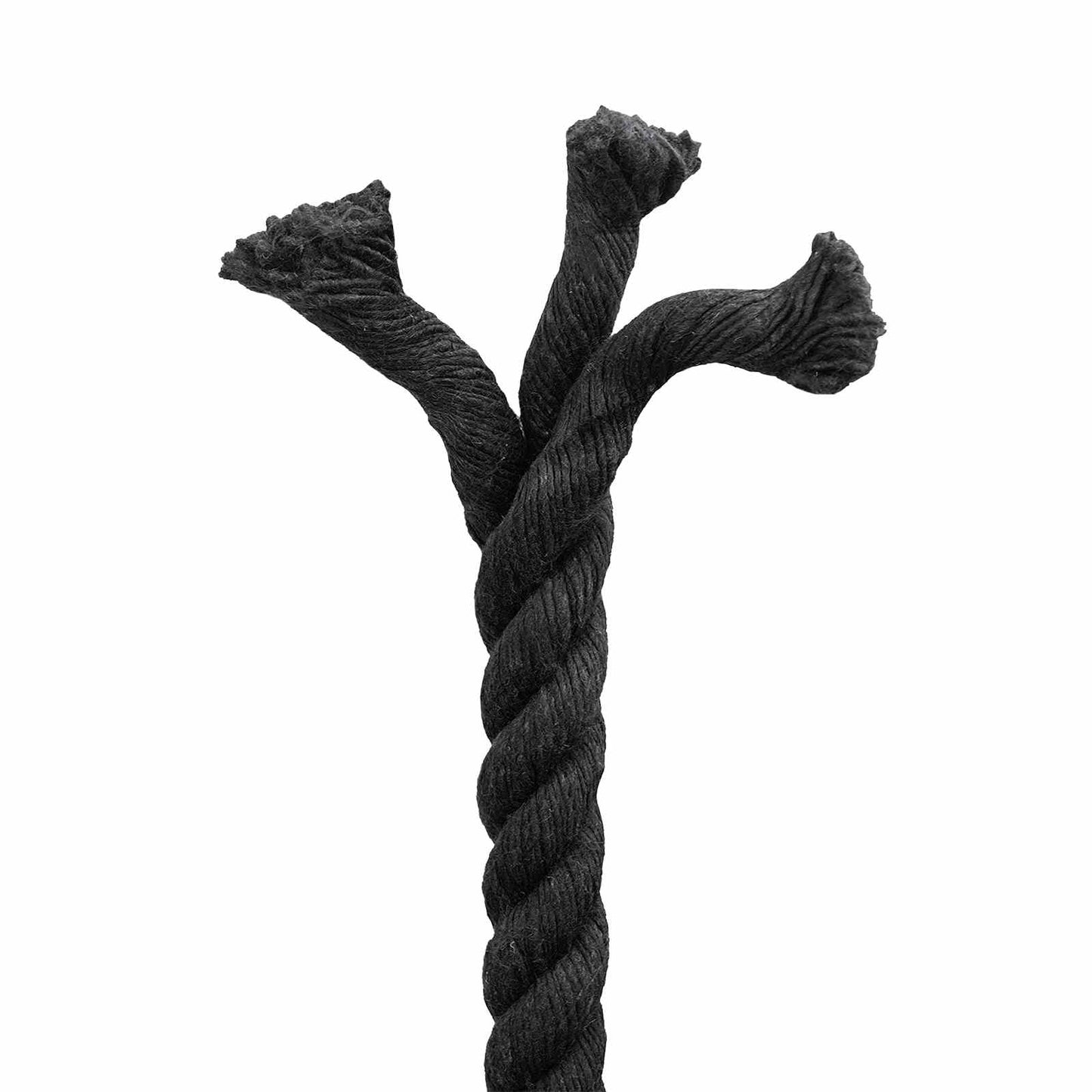 Corda Nero 1,6 x 1,6 x 2500 cm Cotone | homemem39