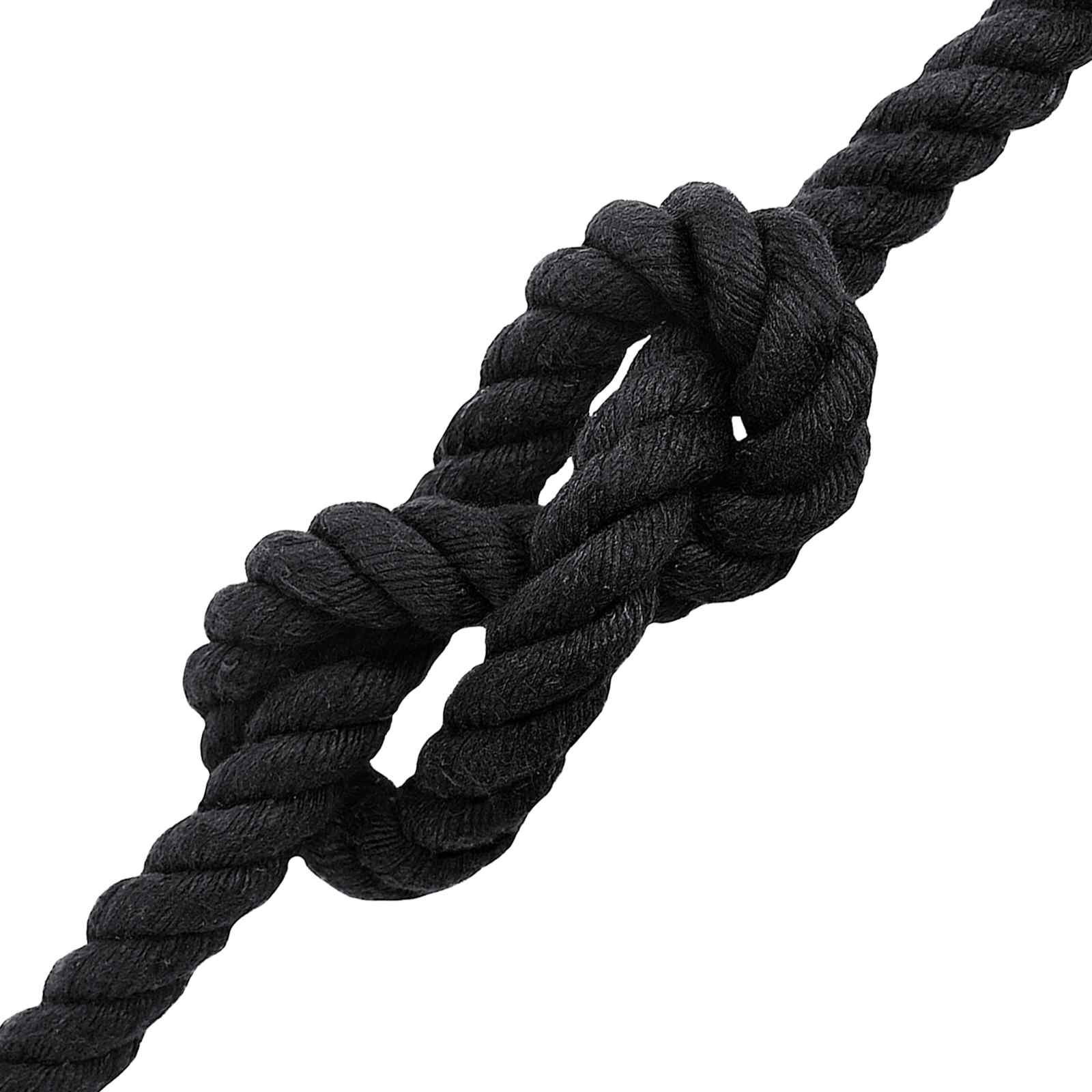 Corda Nero 1,6 x 1,6 x 10000 cm Cotone | homemem39