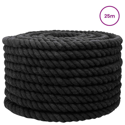 Corda Nero 2,4 x 2,4 x 2500 cm Cotone | homemem39
