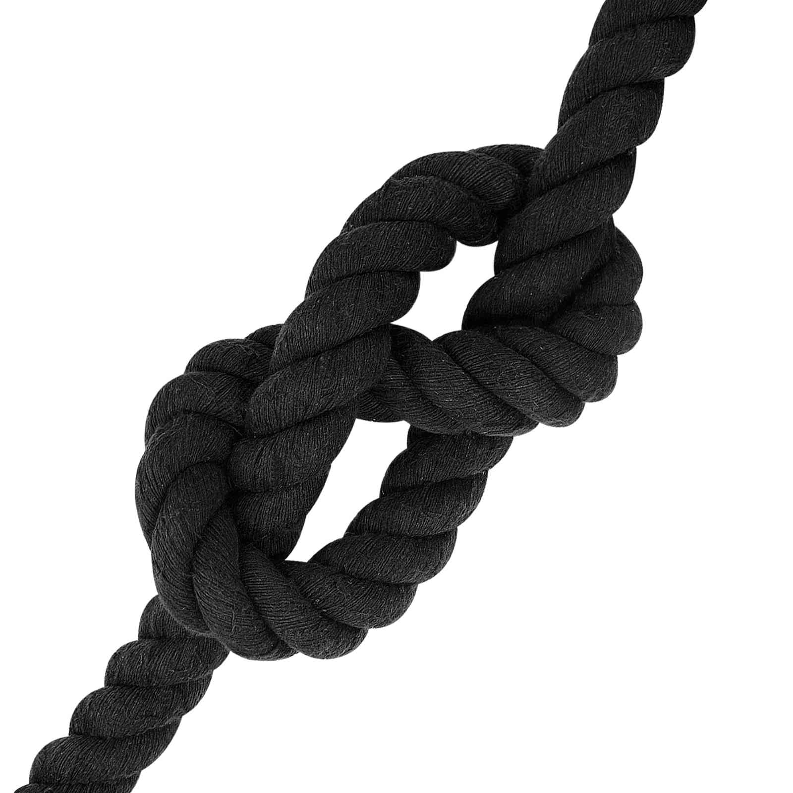 Corda di Cotone 50 m 30 Nero 100% Cotone | homemem39