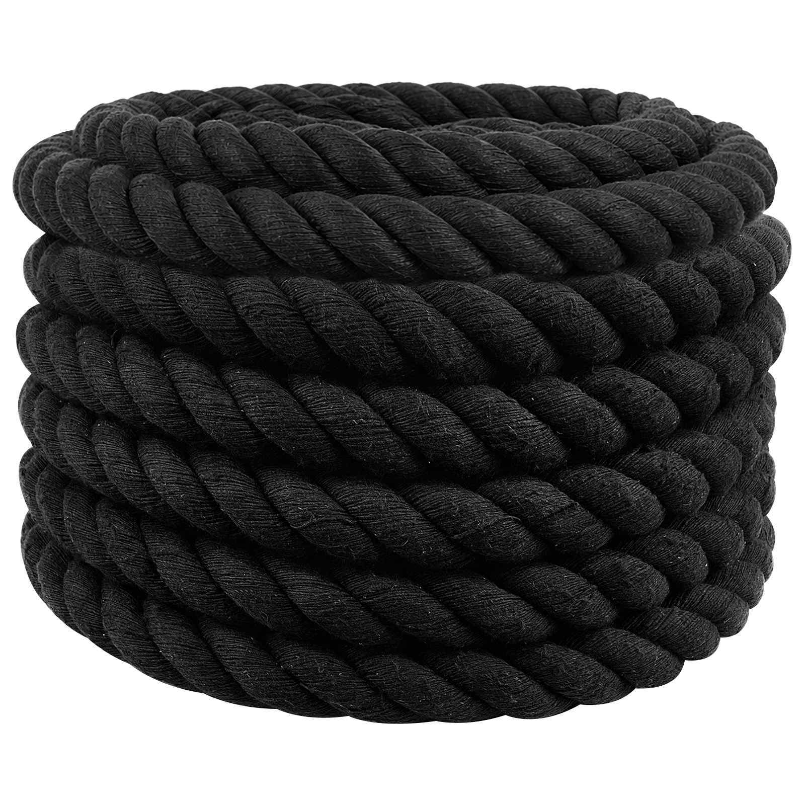 Corda Nero 3,6 x 3,6 x 2500 cm Cotone | homemem39