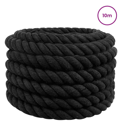 Corda Nero 4 x 4 x 1000 cm Cotone | homemem39