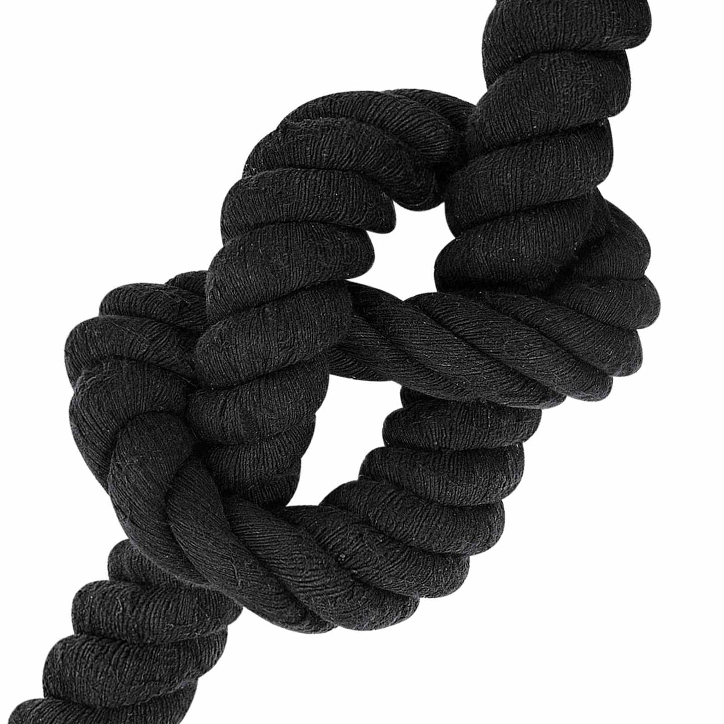 Corda Nero 6 x 6 x 500 cm Cotone | homemem39