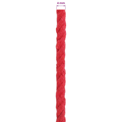 Corda Rosso 0,4 x 0,4 x 50000 cm Cotone | homemem39