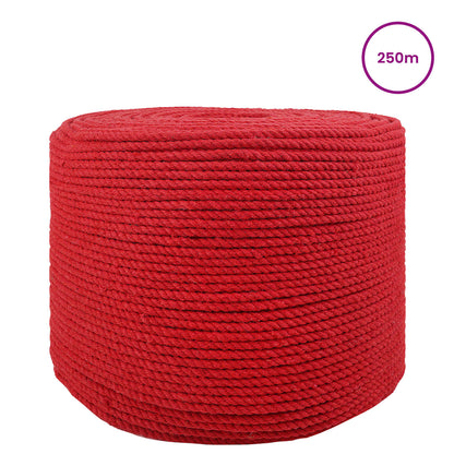 Corda Rosso 0,6 x 0,6 x 25000 cm Cotone | homemem39