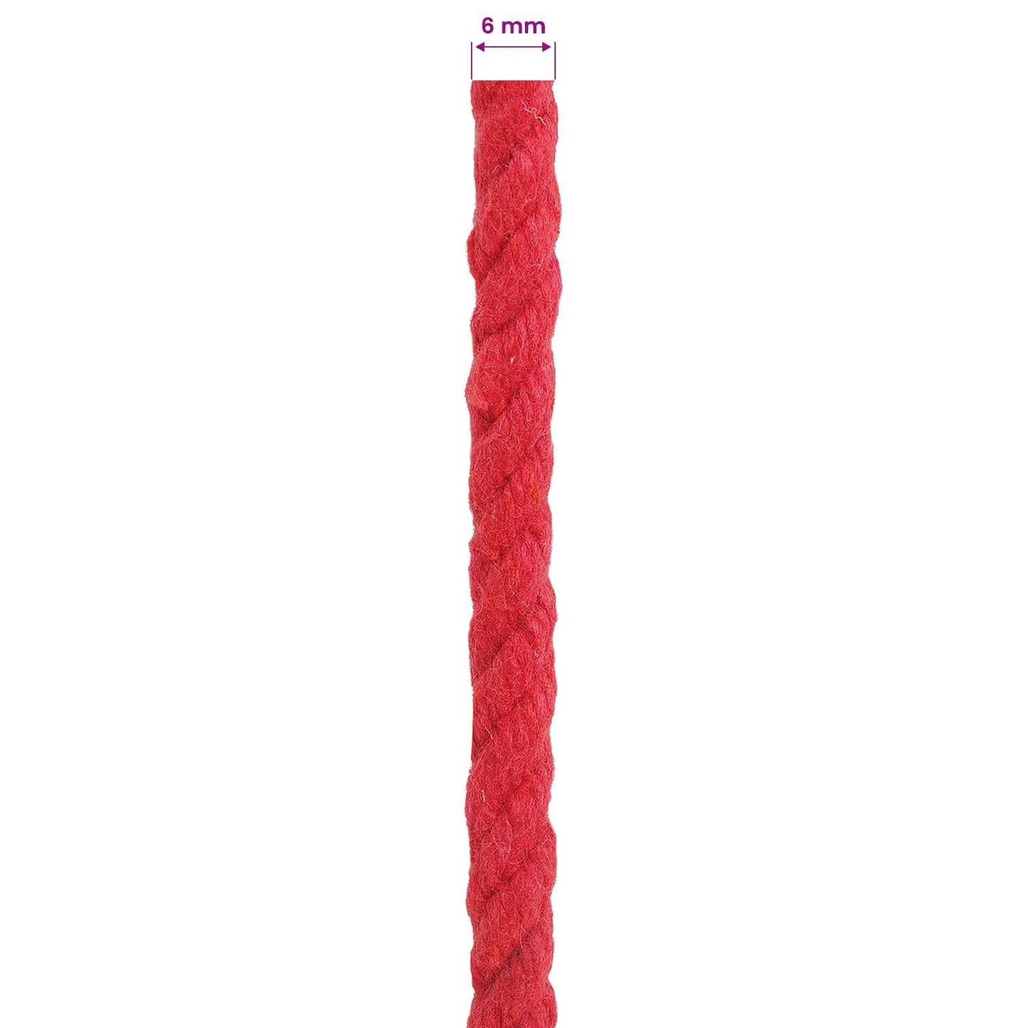 Corda Rosso 0,6 x 0,6 x 50000 cm Cotone | homemem39