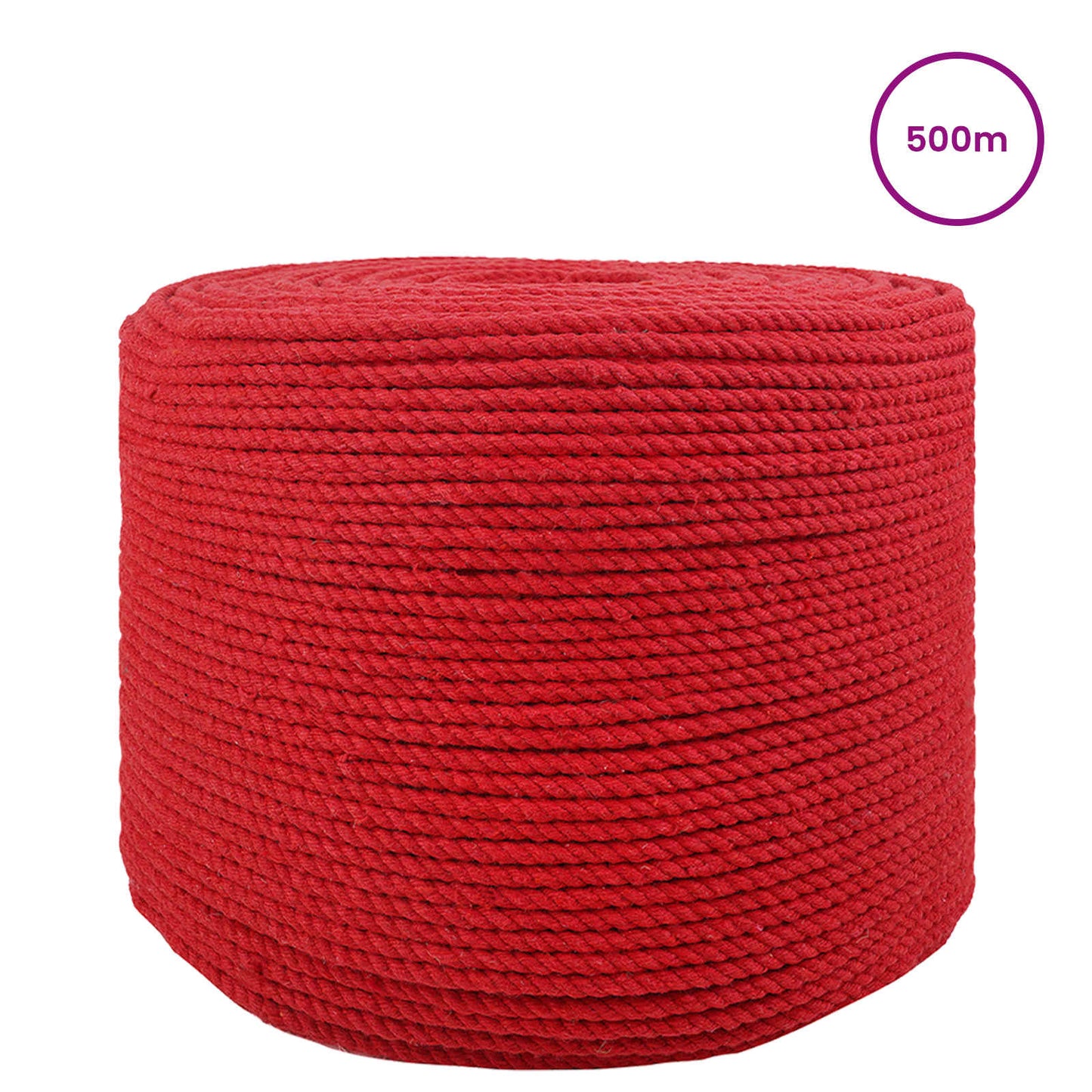 Corda Rosso 0,6 x 0,6 x 50000 cm Cotone | homemem39