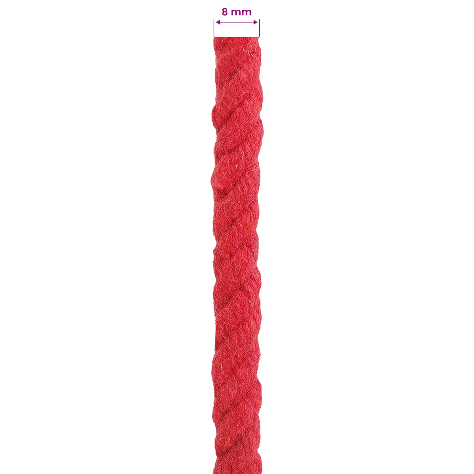 Corda Rosso 0,8 x 0,8 x 25000 cm Cotone | homemem39