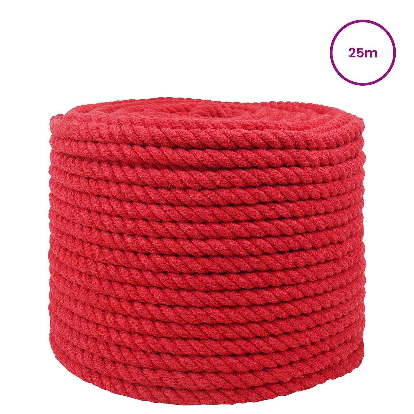 Corda Rosso 1 x 1 x 2500 cm Cotone | homemem39