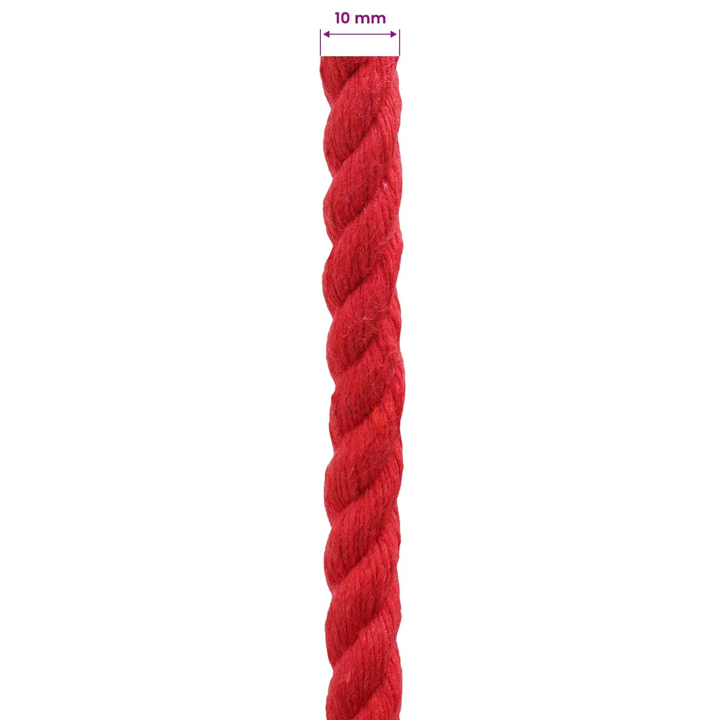 Corda Rosso 1 x 1 x 25000 cm Cotone | homemem39