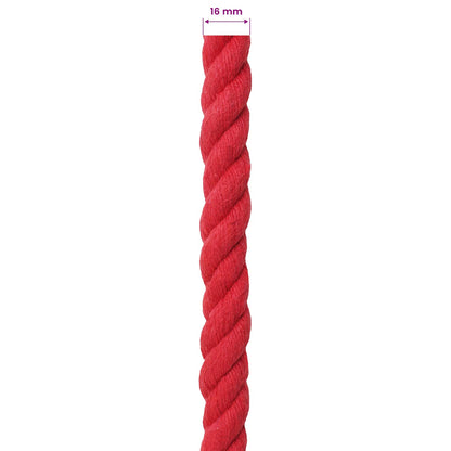 Corda Rosso 1,6 x 1,6 x 2500 cm Cotone | homemem39
