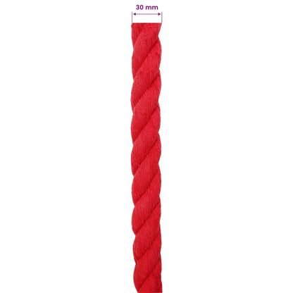 Corda Rosso 3 x 3 x 1000 cm Cotone | homemem39