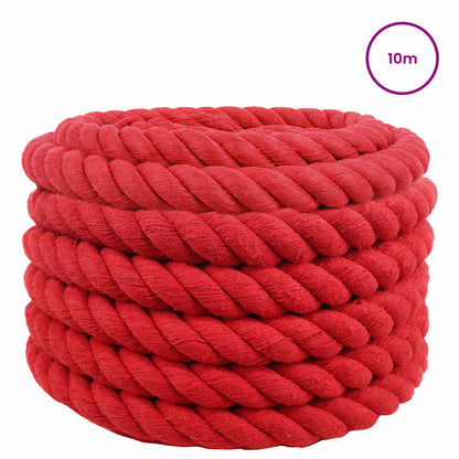 Corda Rosso 3 x 3 x 1000 cm Cotone | homemem39