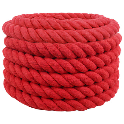 Corda Rosso 5 x 5 x 500 cm Cotone | homemem39