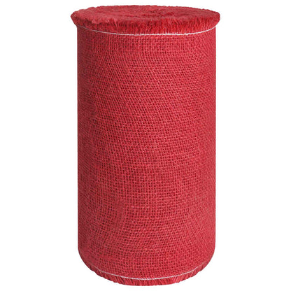 Rotolo di Juta 25 x 1500 cm Rosso