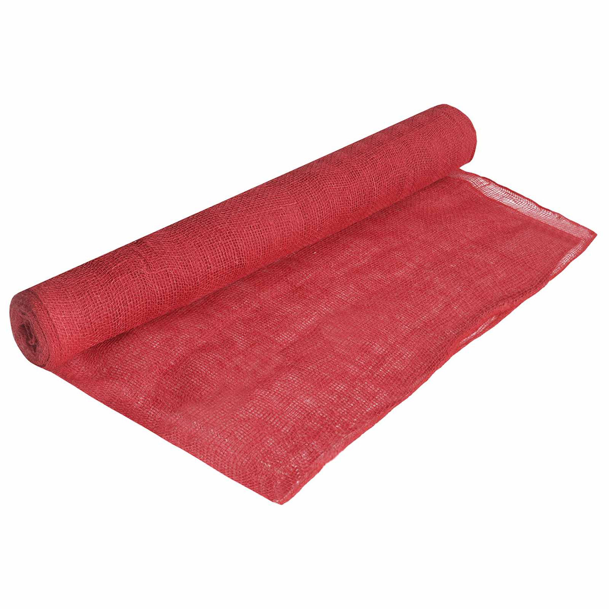 Rotolo di Juta 160 x 500 cm Rosso