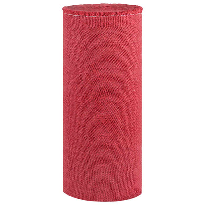 Rotolo di Juta 160 x 2500 cm Rosso | homemem39