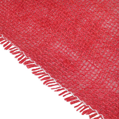Rotolo di Juta 200 x 1000 cm Rosso | homemem39