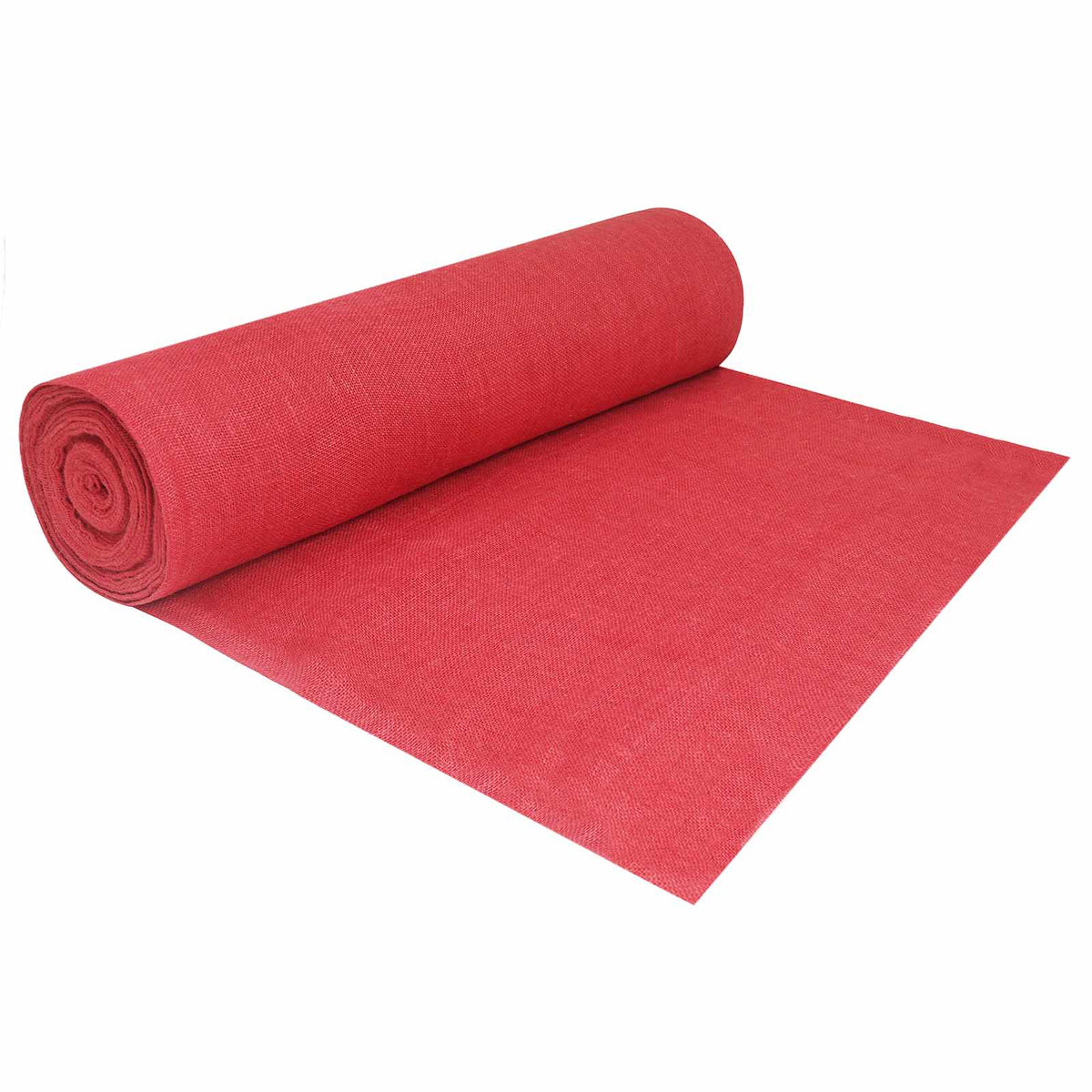 Rotolo di Juta 200 x 1000 cm Rosso | homemem39