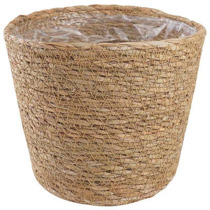 Cesti per piante in erba marina 3 pcs Naturale Ø26 x 19 cm | homemem39