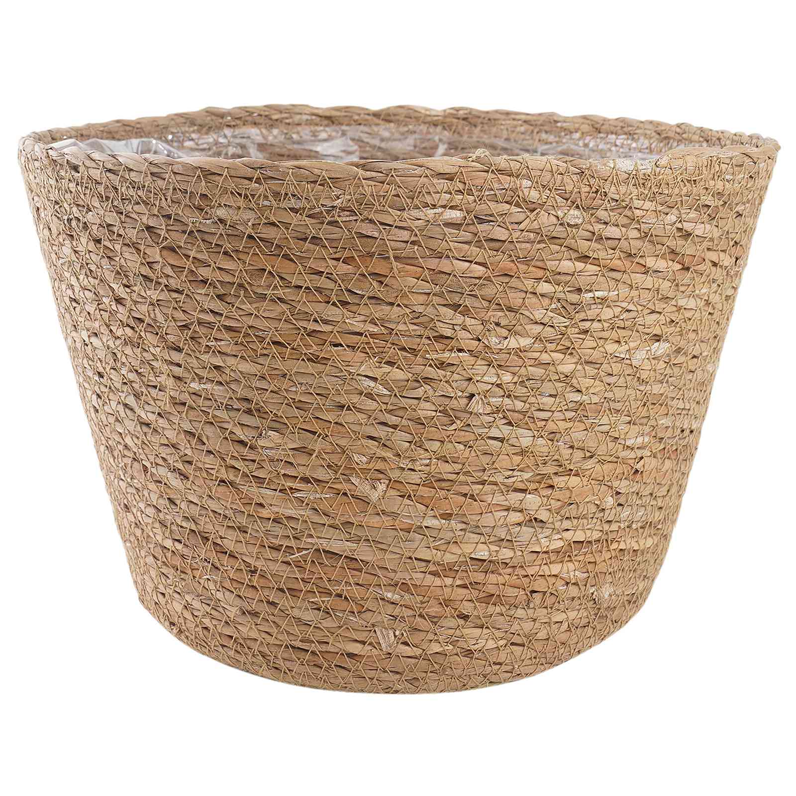Cesti per piante in erba marina 3 pcs Naturale Ø26 x 19 cm | homemem39