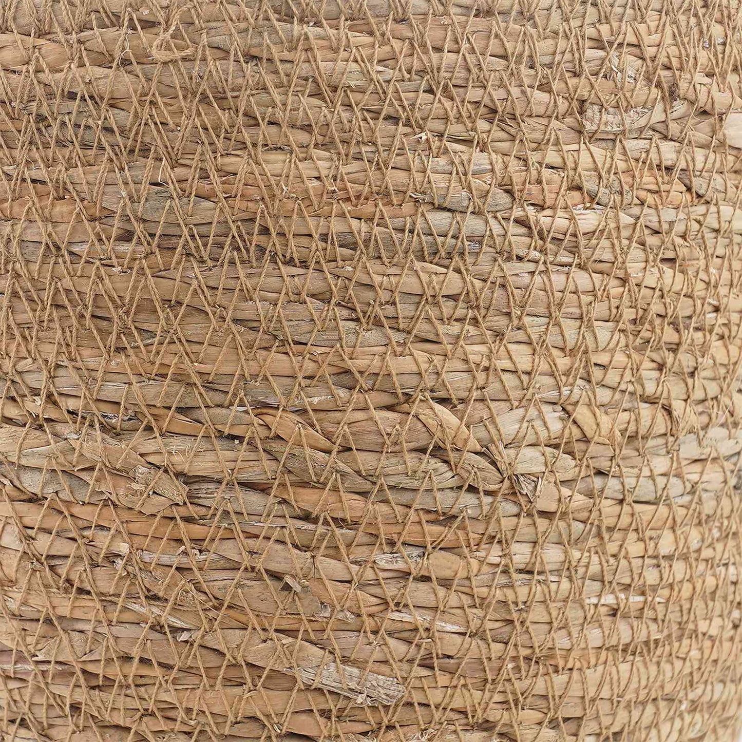 Cesti per piante in erba marina 3 pcs Naturale Ø26 x 19 cm