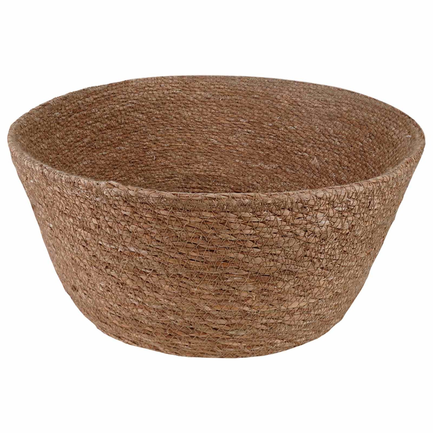 Vaso da fiori con manici Naturale Ø 32 x 32 cm 100% Erba marina | homemem39