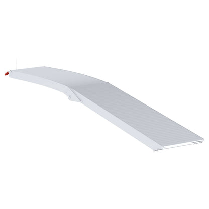Ramp di Carico 2 pcs Argento 205 x 28 x 5 cm Alluminio