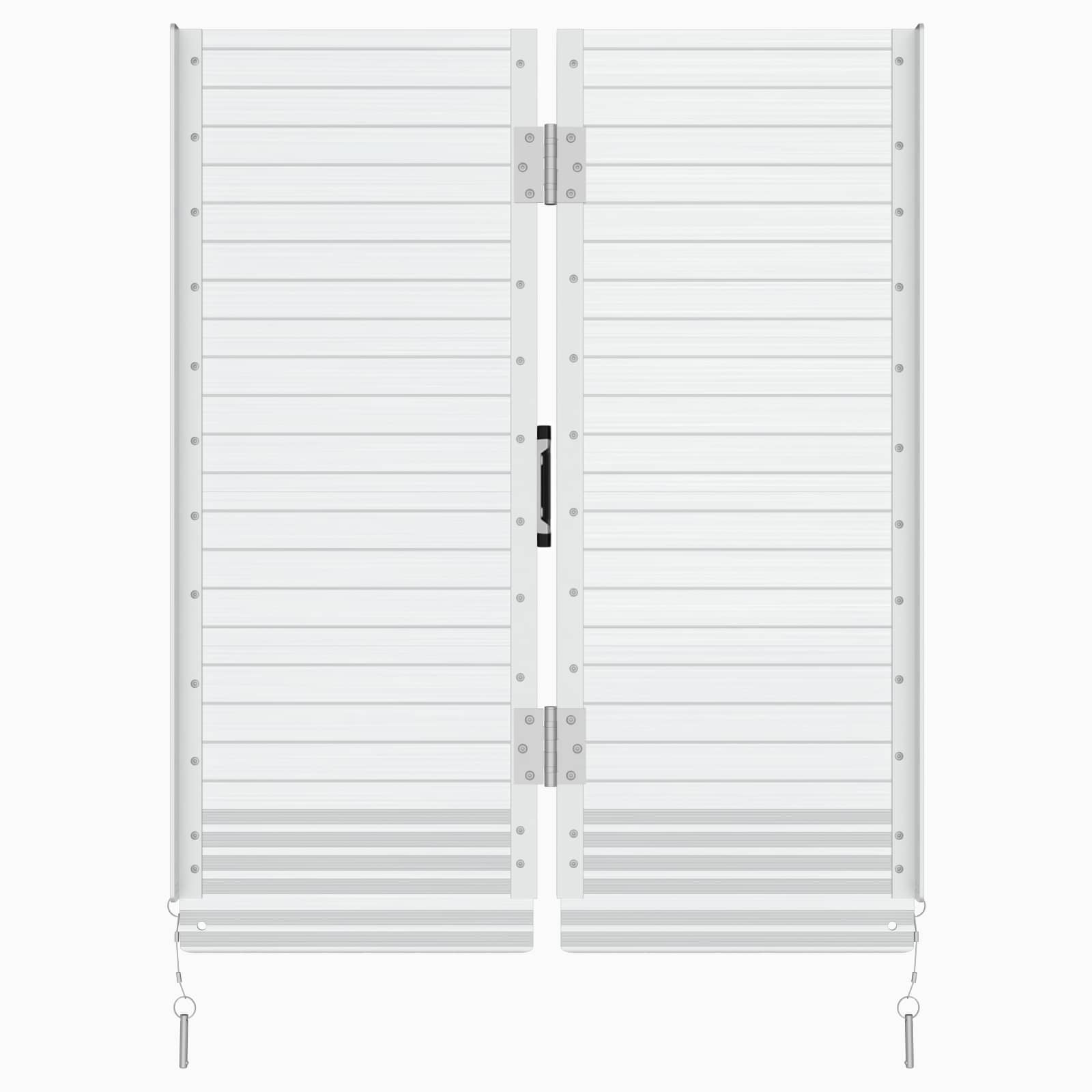 Rampa per sedia a rotelle 270 kg Argento 270 kg Alluminio | homemem39