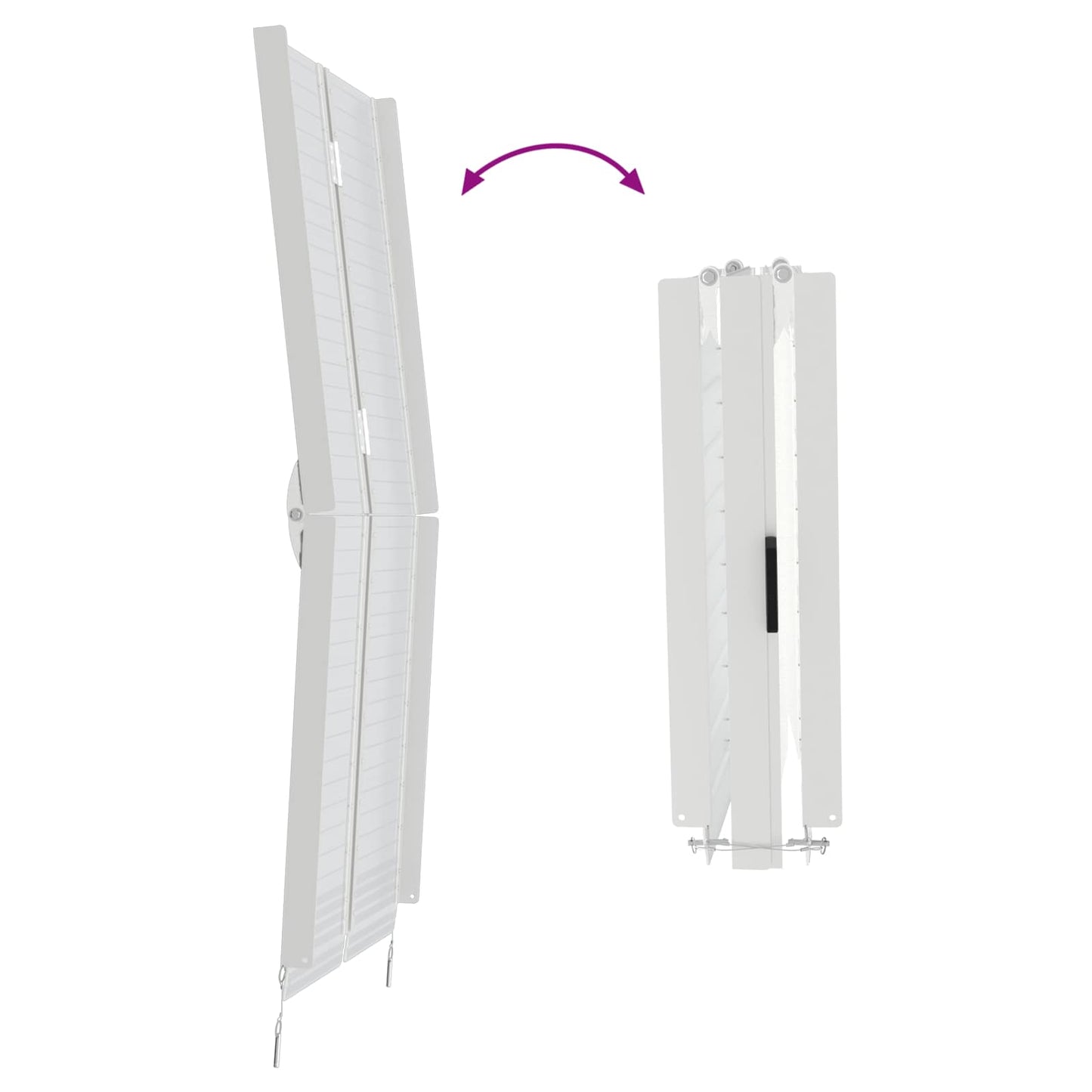 Rampa per Sedia a Rotelle Argento 92 x 73 x 5 cm Alluminio