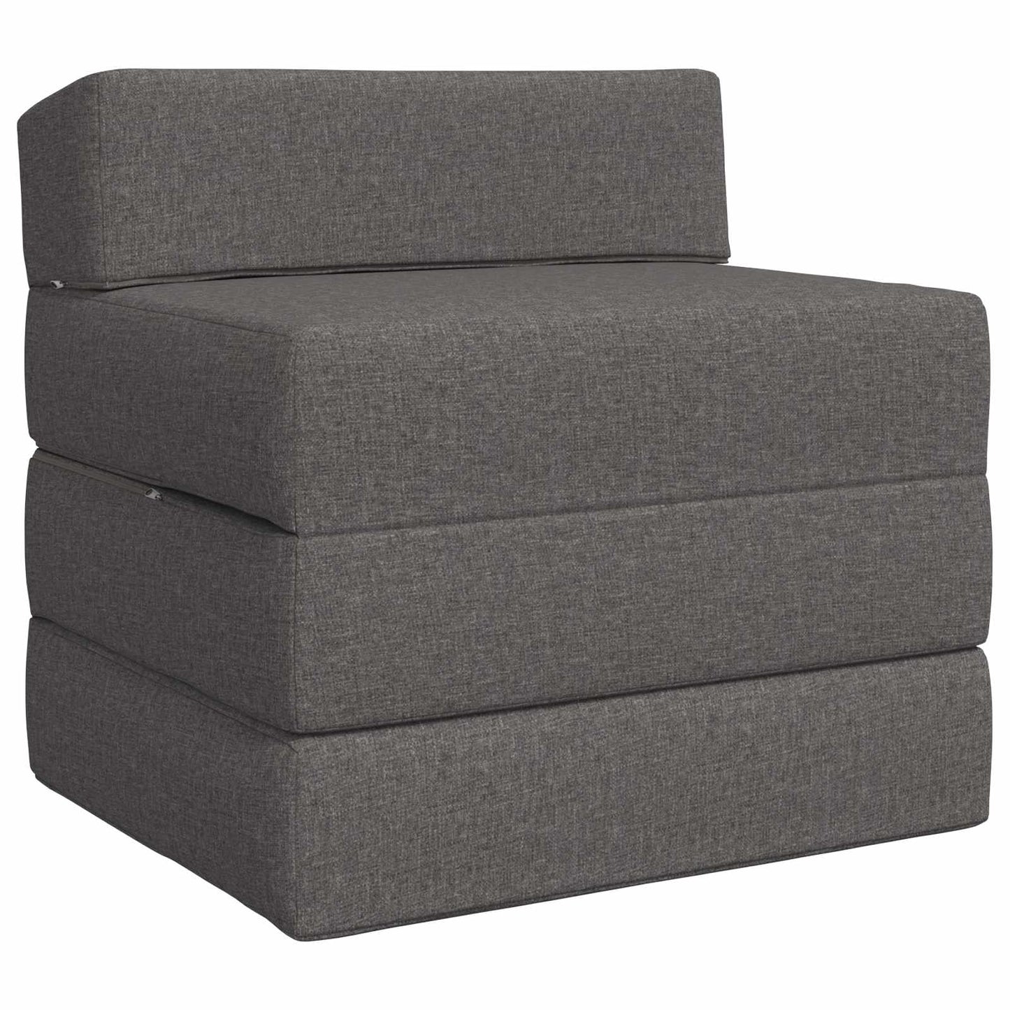 Divano Letto Pieghevole Grigio Chiaro 70 x 60 x 63 cm Tessuto | homemem39